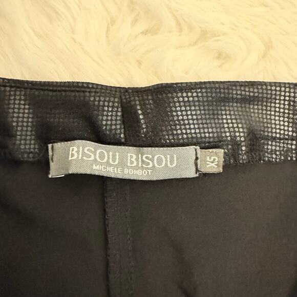 Bisou Bisou Michelle Bohbot Black Flare Leg Pants XS - Picture 4 of 11